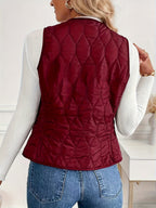 Lily™ | Chaleco acolchado reversible con forro de borreguito