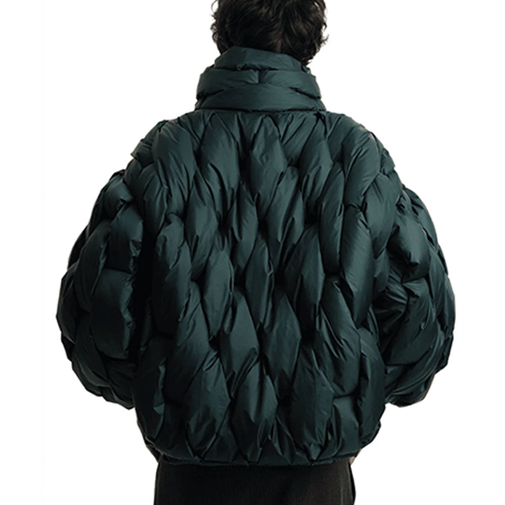 Natalia™ | Chaqueta acolchada oversize de mujer con cuello alto