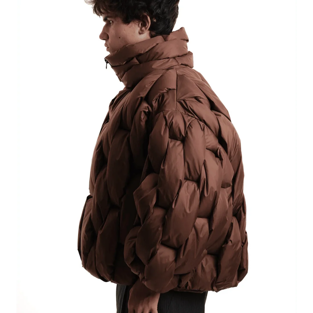 Natalia™ | Chaqueta acolchada oversize de mujer con cuello alto
