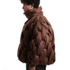 Natalia™ | Chaqueta acolchada oversize de mujer con cuello alto