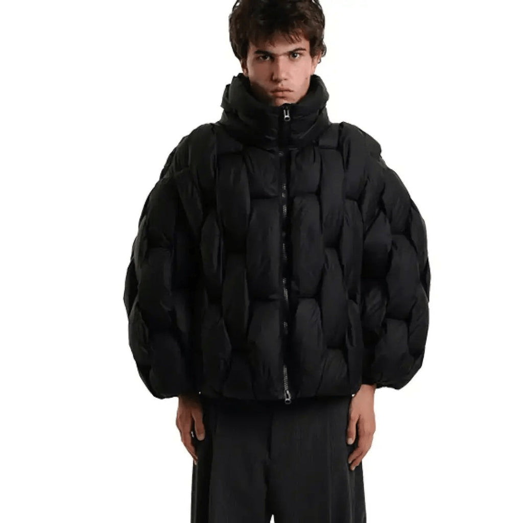 Natalia™ | Chaqueta acolchada oversize de mujer con cuello alto