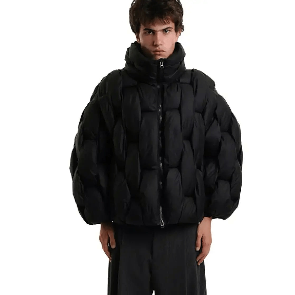 Natalia™ | Chaqueta acolchada oversize de mujer con cuello alto