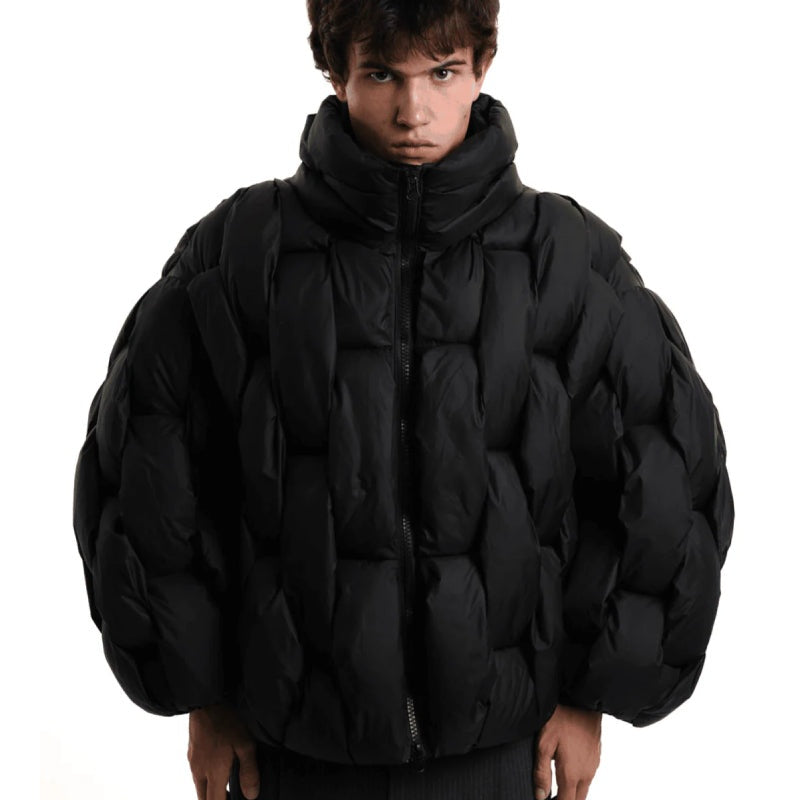 Natalia™ | Chaqueta acolchada oversize de mujer con cuello alto