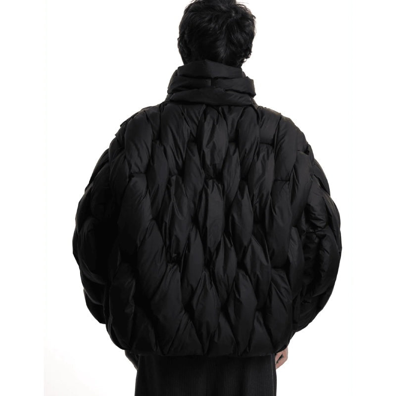 Natalia™ | Chaqueta acolchada oversize de mujer con cuello alto