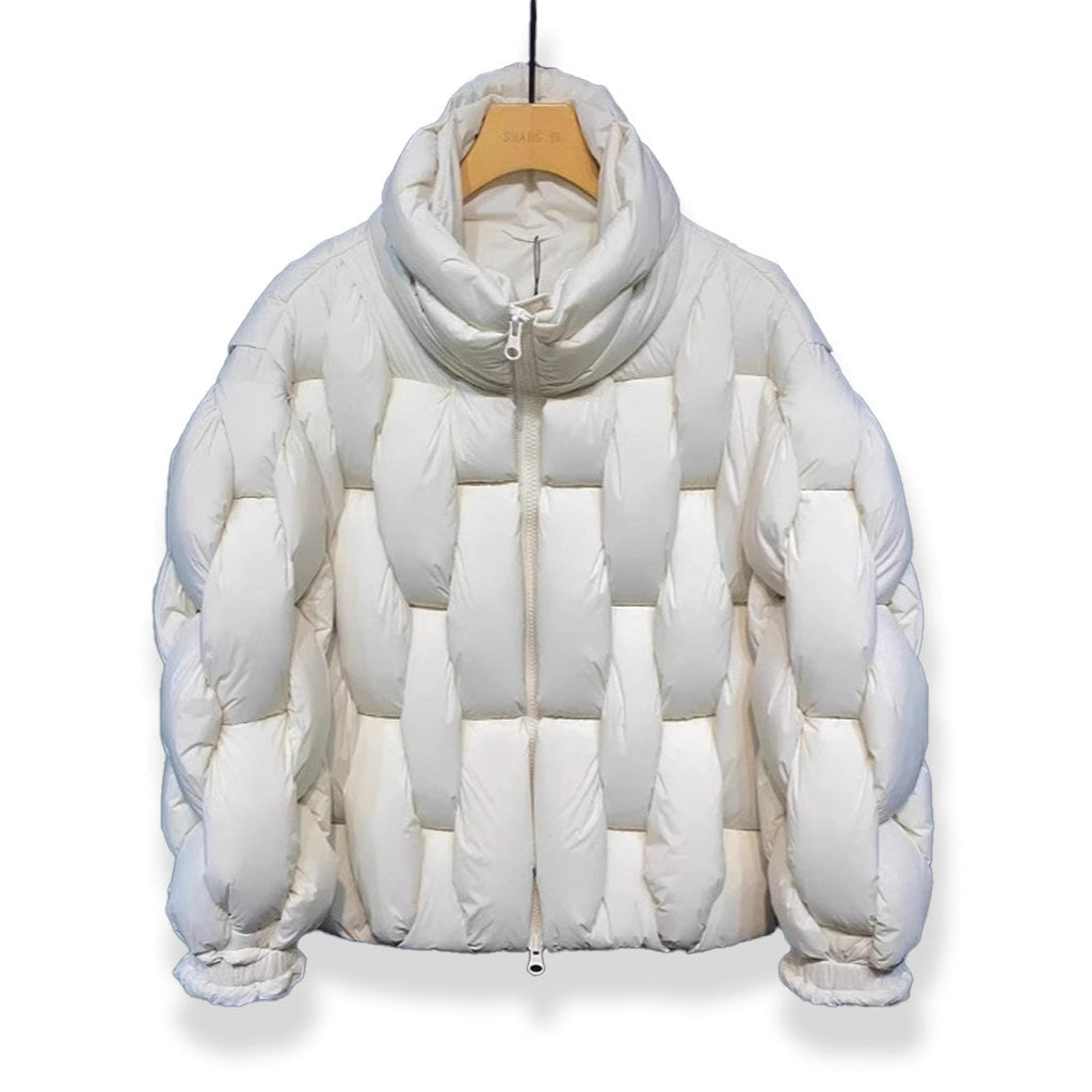 Natalia™ | Chaqueta acolchada oversize de mujer con cuello alto