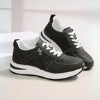 Celeste™ | Zapatillas de vestir con cremallera lateral y cordones