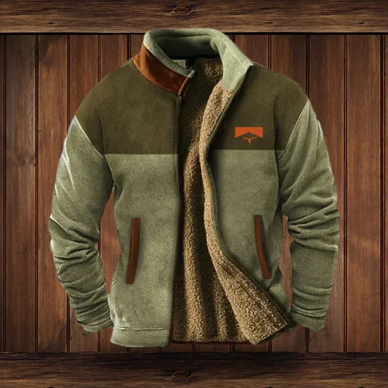 Colton™ | Cazadora de borreguito con estampado étnico