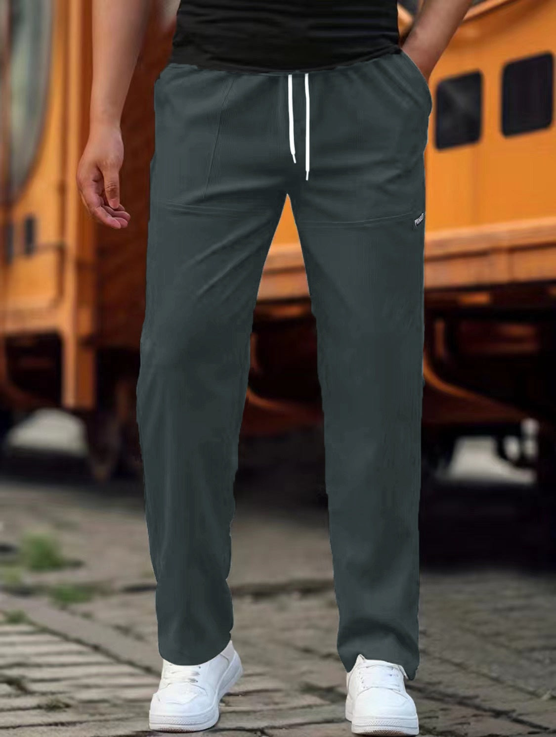 Raymond™ | Pantalón de chándal recto con cintura elástica
