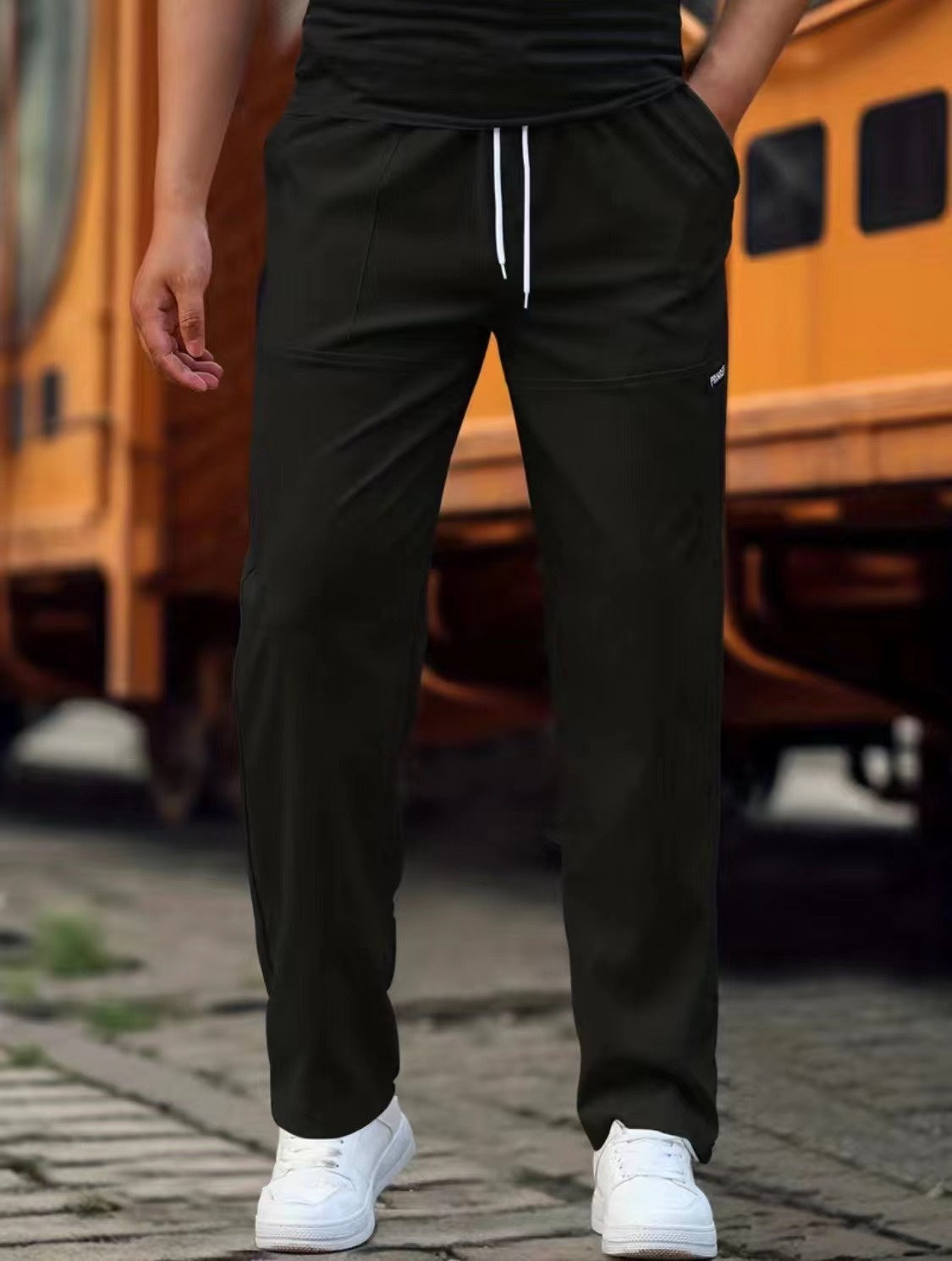Raymond™ | Pantalón de chándal recto con cintura elástica