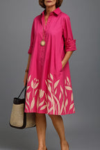 Gabriela - Vestido midi elegante y pulcro - vista 2