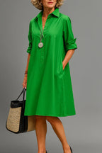 Vera - Vestido midi elegante y refinado
