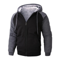 Elias™ | Sudadera con cremallera, capucha y forro de borreguito