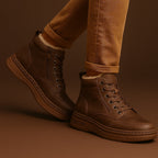 Nolan™ | Botines de piel para hombre con forro y cremallera lateral