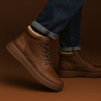 Nolan™ | Botines de piel para hombre con forro y cremallera lateral