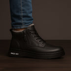 Nolan™ | Botines de piel para hombre con forro y cremallera lateral
