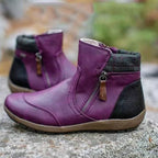 Sarah™ | Botines planos con cremallera lateral