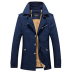 Brandon™ | Gabardina corta de hombre forrada de borreguito
