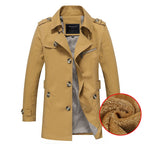 Brandon™ | Gabardina corta de hombre forrada de borreguito