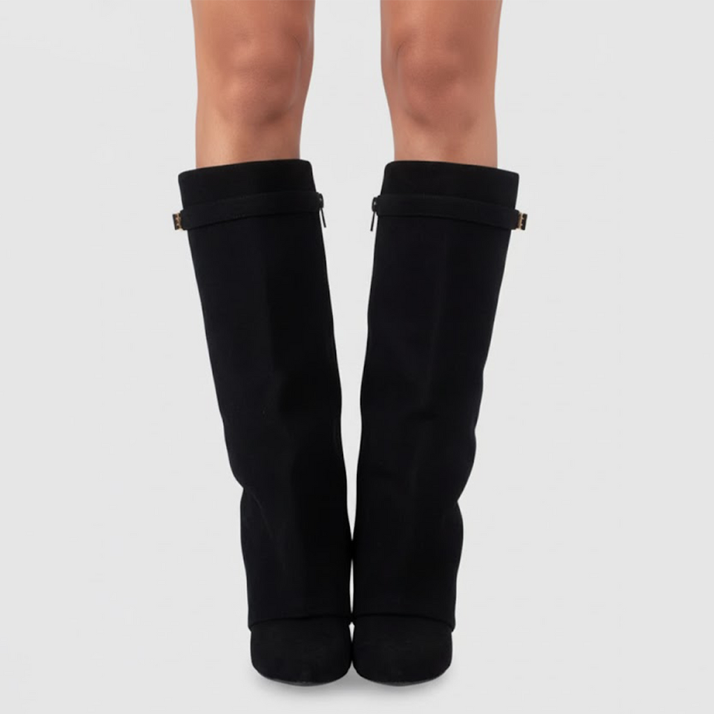 Isla™ | Botas altas de ante con tacón