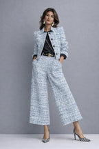 Lydia™ | Conjunto de tweed con chaqueta y pantalón culotte