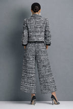 Lydia™ | Conjunto de tweed con chaqueta y pantalón culotte