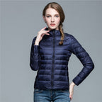 Tessa™ | Chaqueta ligera de plumón con cuello mao