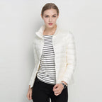 Tessa™ | Chaqueta ligera de plumón con cuello mao