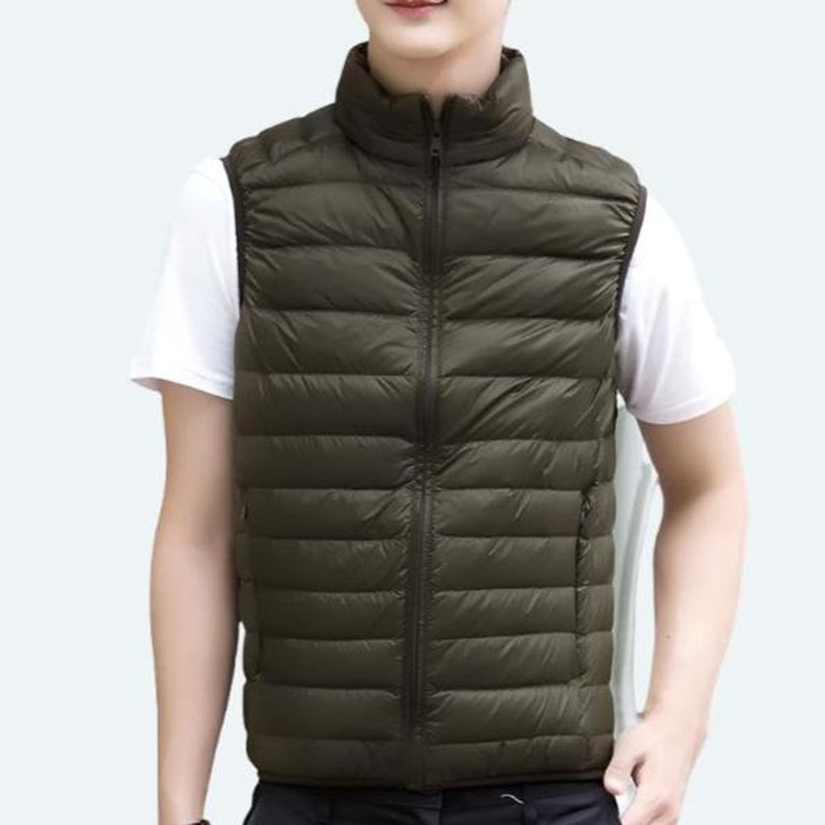 Morgan™ | Chaleco acolchado de mujer con cuello alto y cremallera