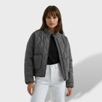 Eden™ | Chaqueta acolchada corta con cuello mao