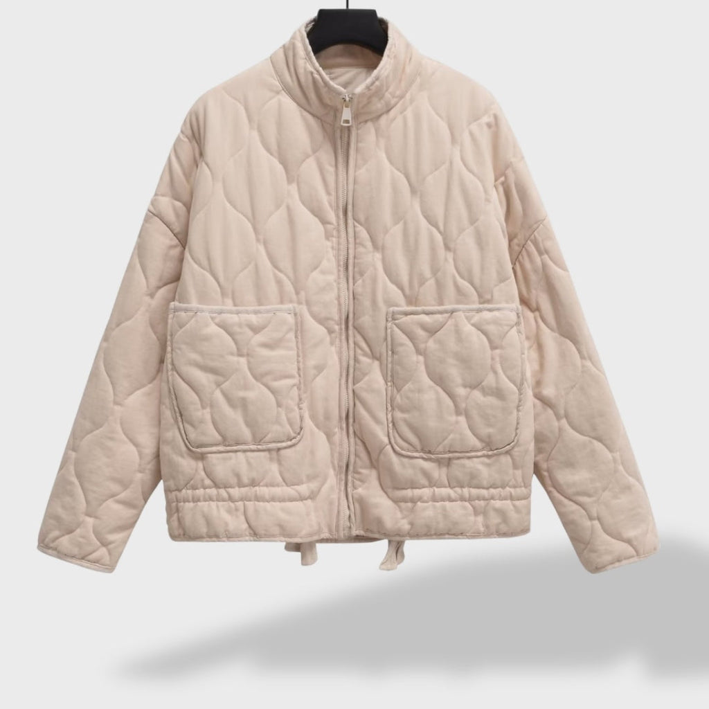 Eden™ | Chaqueta acolchada corta con cuello mao