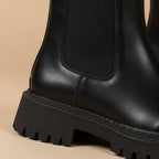 Caroline™ | Botines Chelsea con suela gruesa y punta redonda