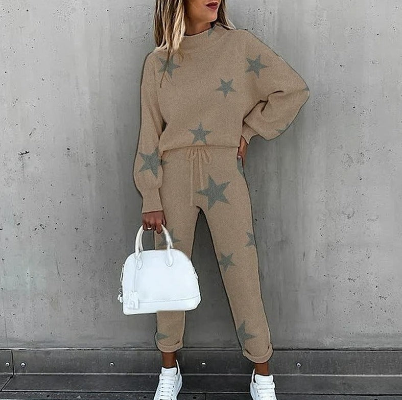 Clara™ | Conjunto de punto con estampado de estrellas