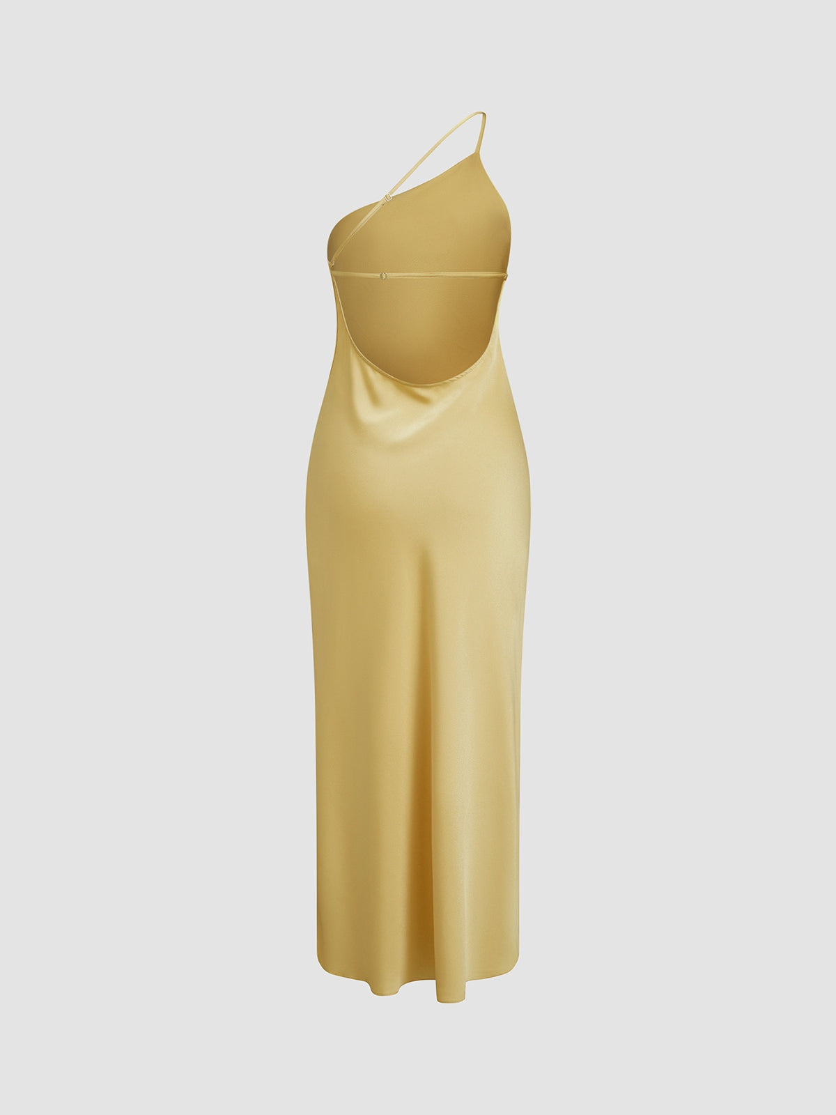 Samantha™ | Vestido largo lencero con espalda abierta
