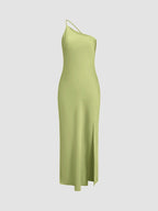 Samantha™ | Vestido largo lencero con espalda abierta