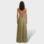 Norah™ | Vestido largo de fiesta de encaje con espalda descubierta
