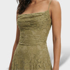 Norah™ | Vestido largo de fiesta de encaje con espalda descubierta