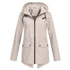 Josephine™ | Chubasquero impermeable con capucha y cremallera