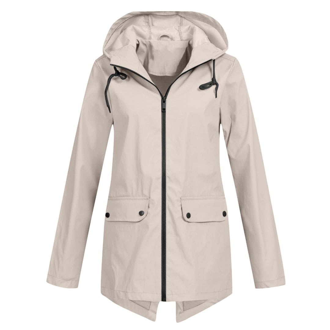 Josephine™ | Chubasquero impermeable con capucha y cremallera