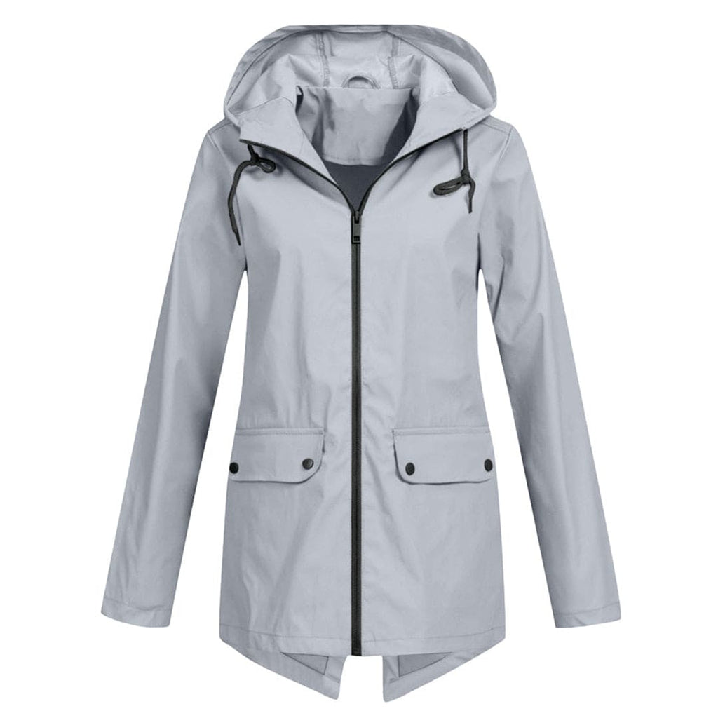 Josephine™ | Chubasquero impermeable con capucha y cremallera