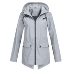 Josephine™ | Chubasquero impermeable con capucha y cremallera