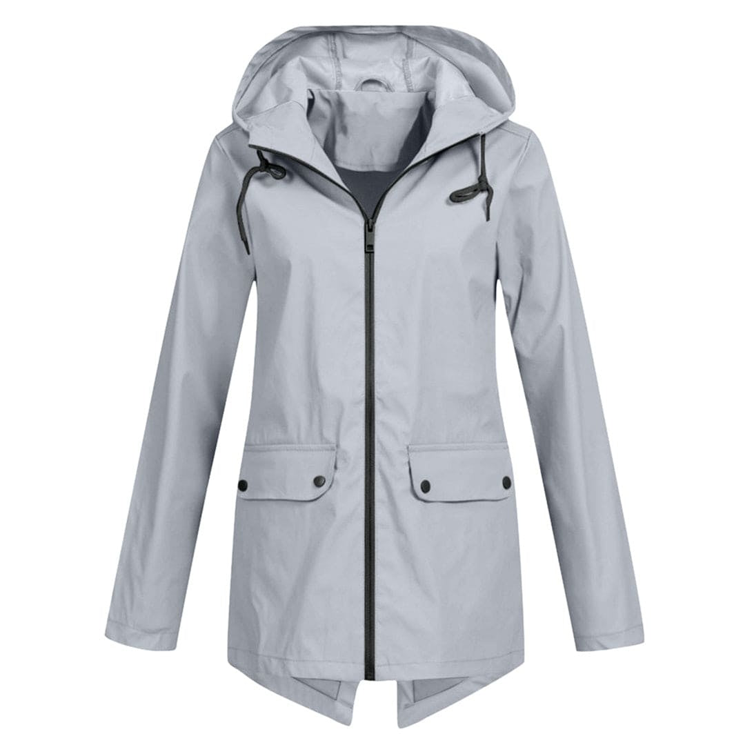 Josephine™ | Chubasquero impermeable con capucha y cremallera