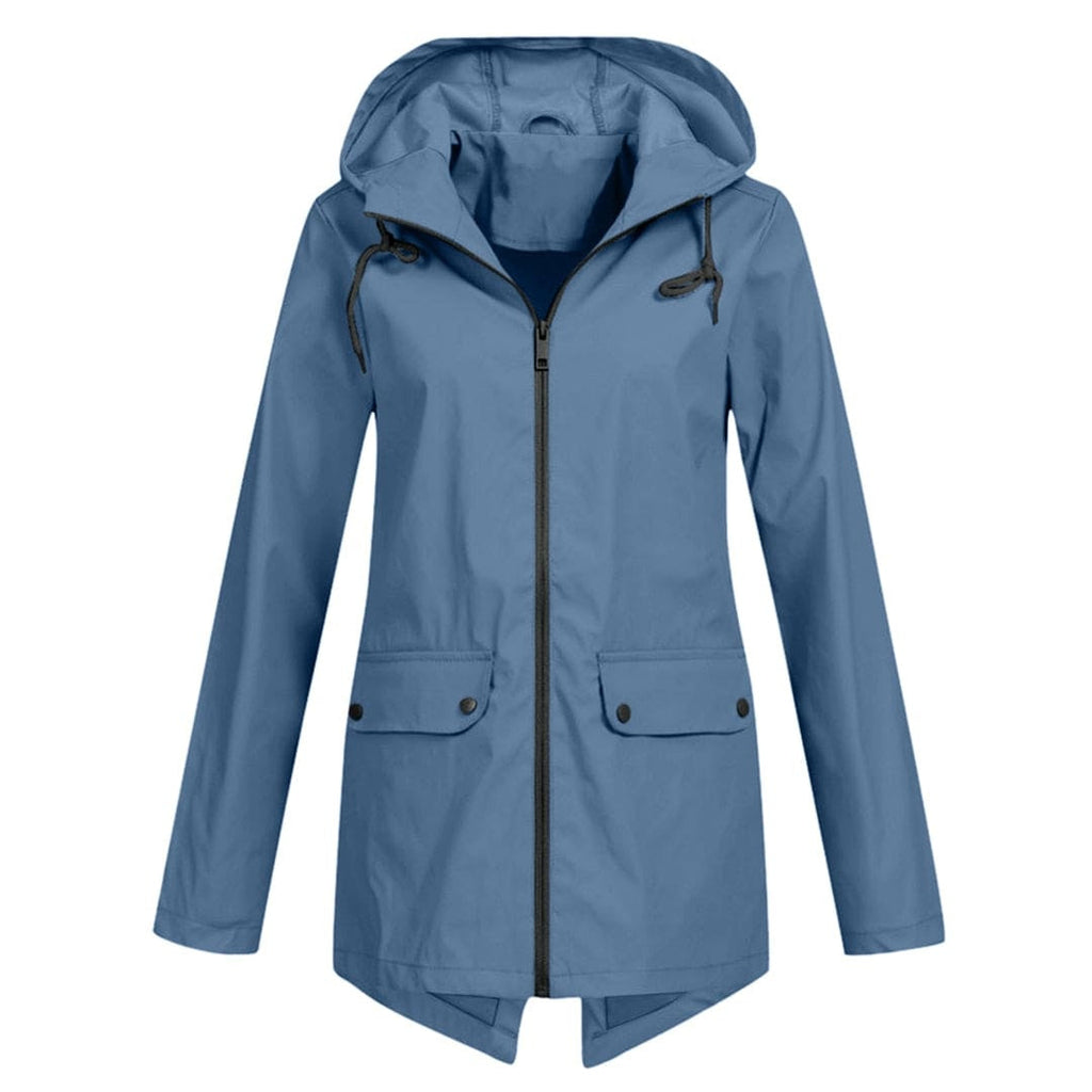 Josephine™ | Chubasquero impermeable con capucha y cremallera