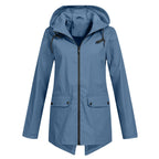 Josephine™ | Chubasquero impermeable con capucha y cremallera