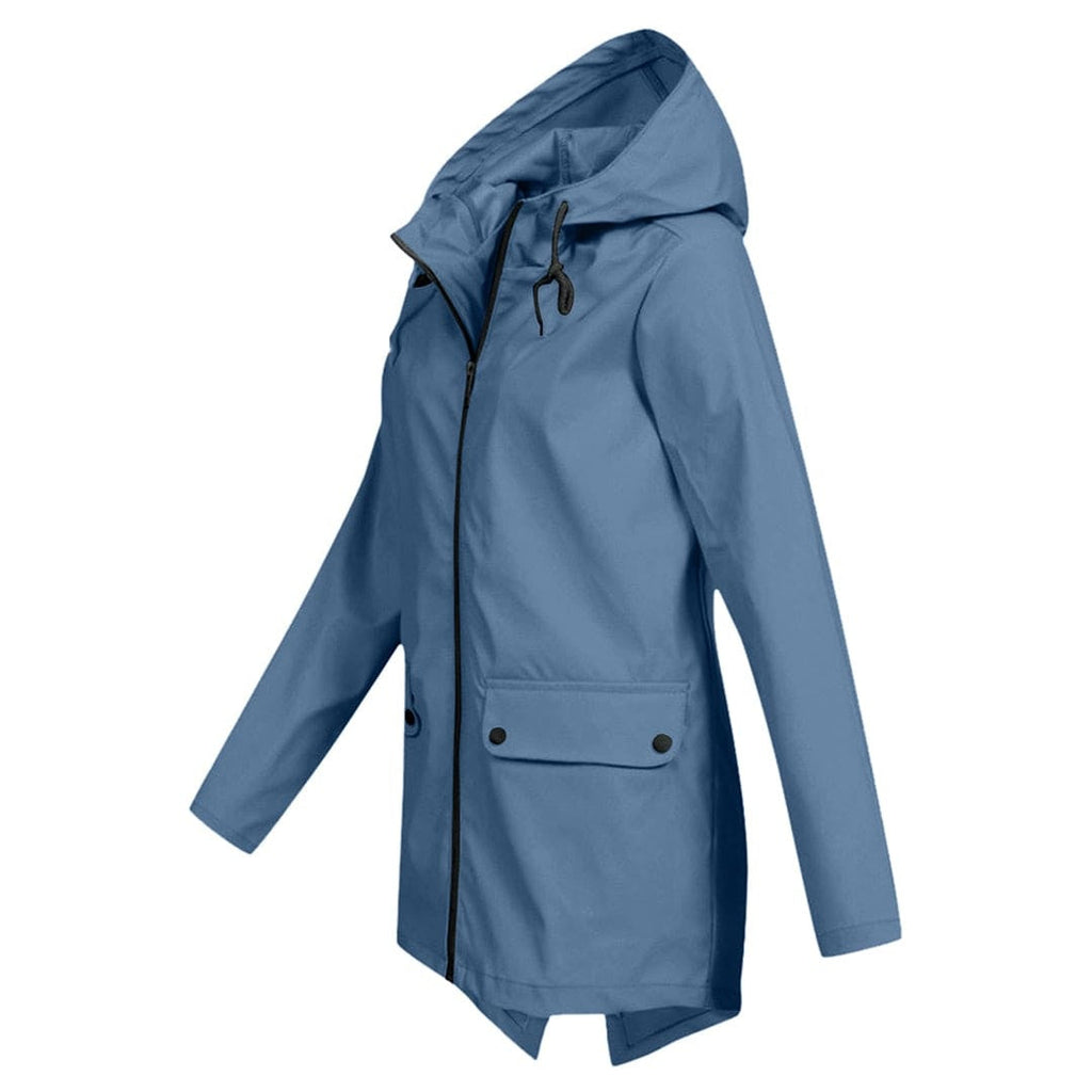 Josephine™ | Chubasquero impermeable con capucha y cremallera