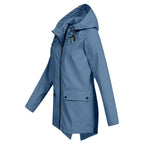 Josephine™ | Chubasquero impermeable con capucha y cremallera