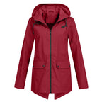 Josephine™ | Chubasquero impermeable con capucha y cremallera