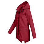 Josephine™ | Chubasquero impermeable con capucha y cremallera