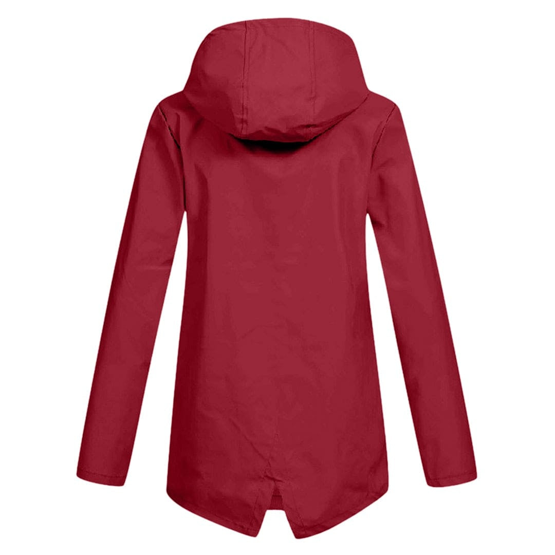 Josephine™ | Chubasquero impermeable con capucha y cremallera