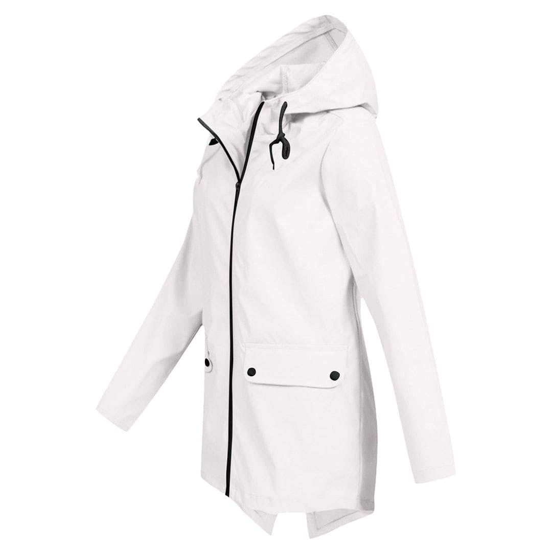 Josephine™ | Chubasquero impermeable con capucha y cremallera