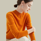 Daphne™ | Jersey de lana con cuello semialto